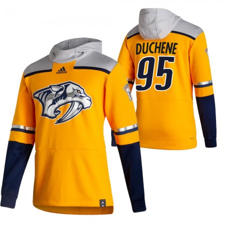 Nashville Predators Matt Duchene 95 2020-21 Reverse Retro Sawyer Hooded Sweatshirt - Herr